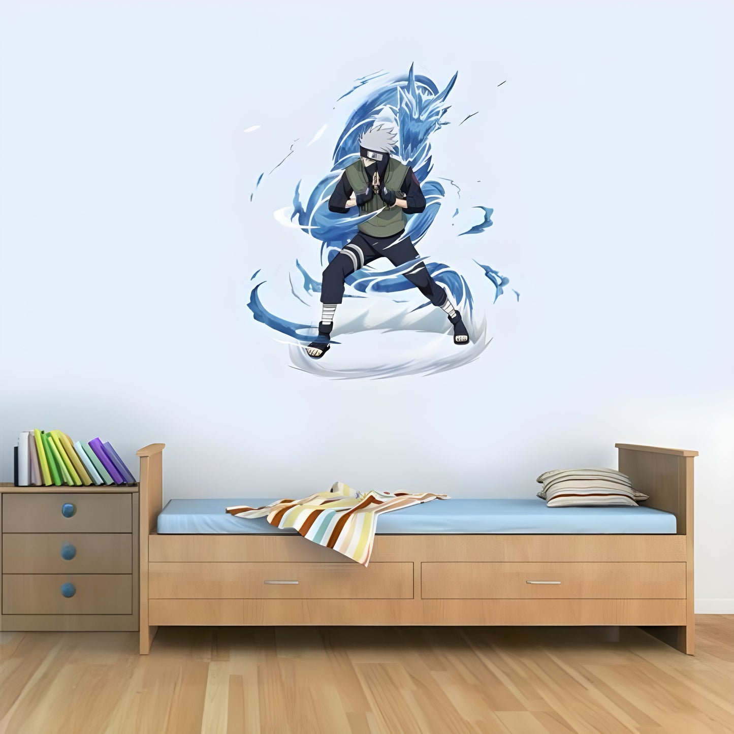 Naruto Uzumaki and Kakashi Hatake Wall Stickers (Pack of 4)