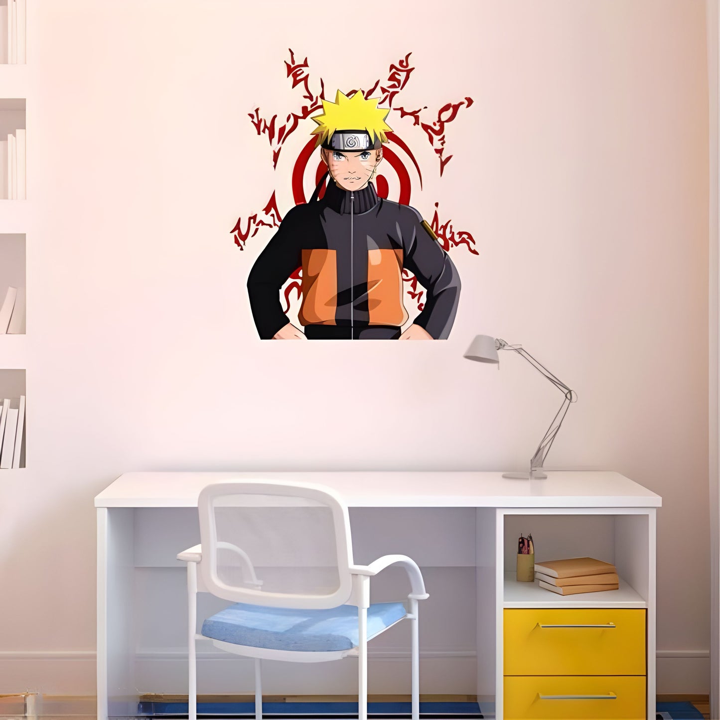 Naruto Uzumaki Wall Sticker (Pack of 4) - 39x46 cm