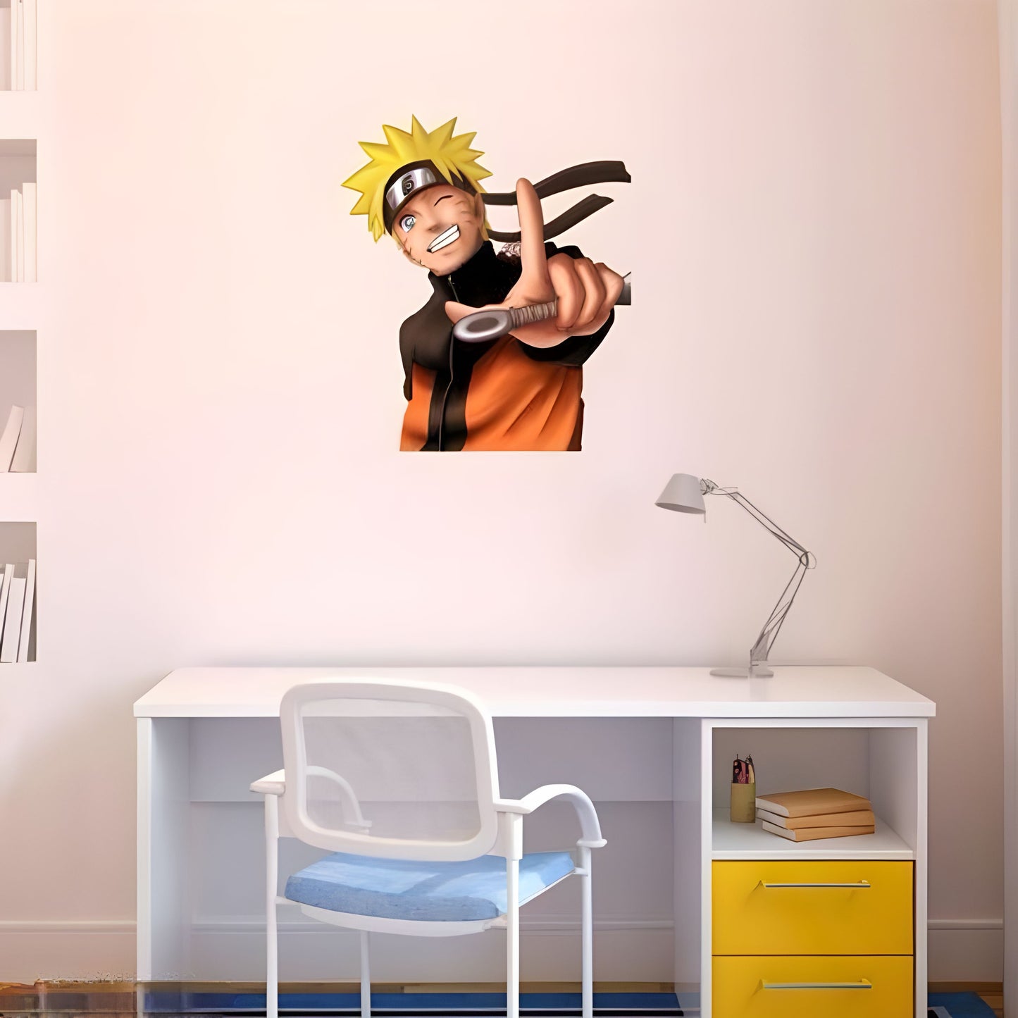 Naruto Uzumaki Wall Sticker (Pack of 4) - 39x46 cm