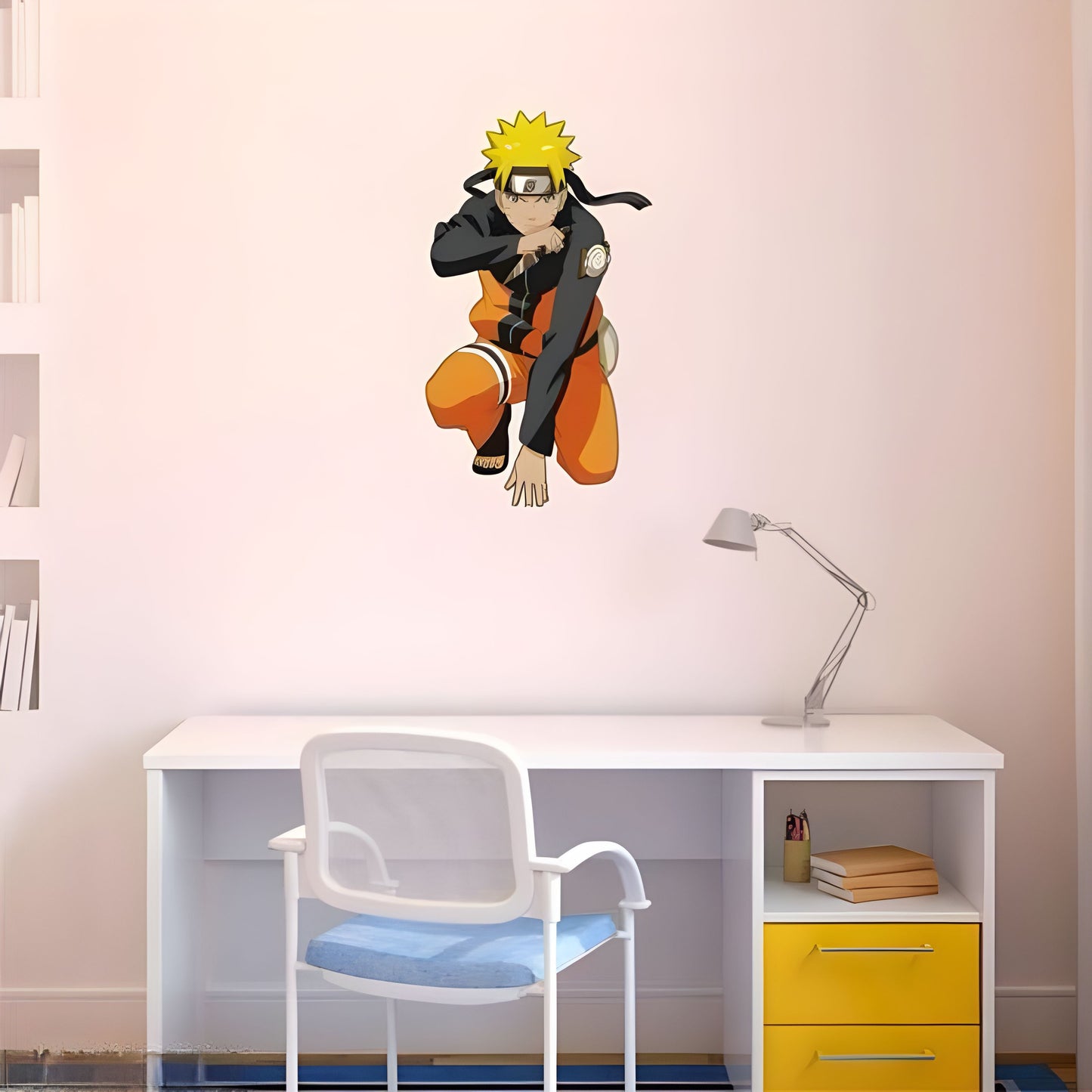 Naruto Uzumaki Wall Sticker (Pack of 4) - 39x46 cm