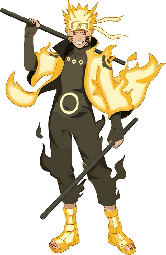 Naruto Uzumaki Wall Sticker - 39x60 cm