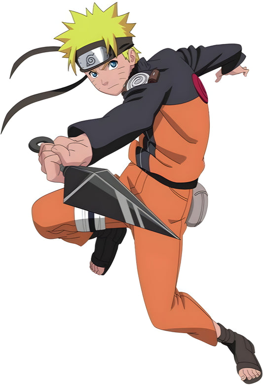 Naruto Uzumaki Wall Sticker - 38x60 cm