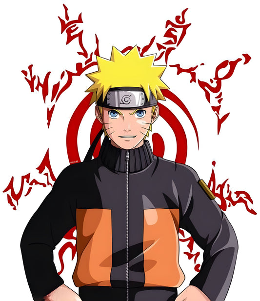 Naruto Uzumaki Wall Sticker - 43x48 cm