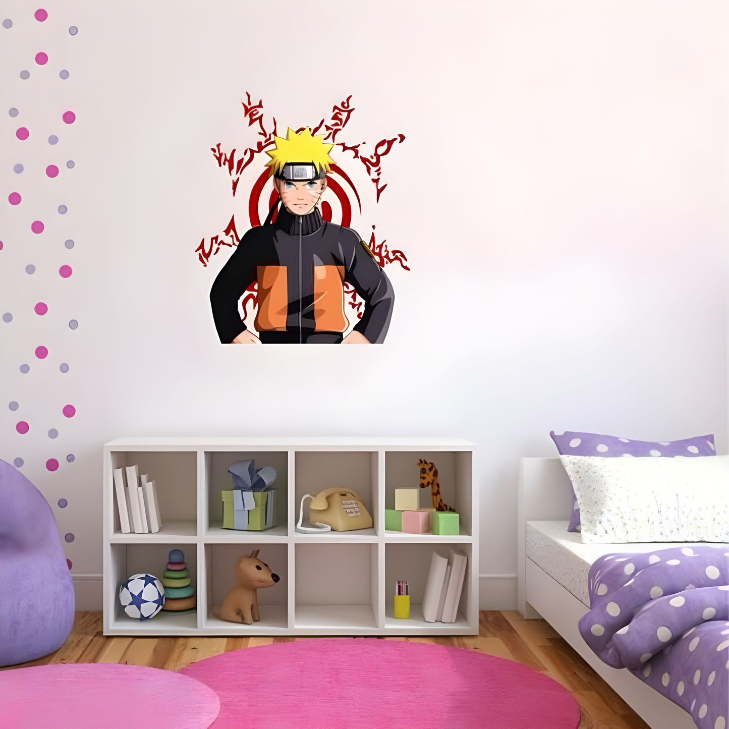 Naruto Uzumaki Wall Sticker - 43x48 cm