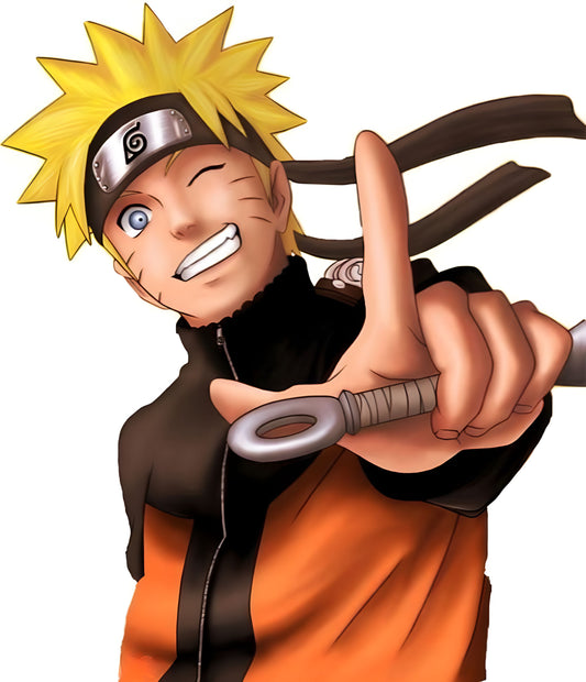 Naruto Uzumaki Wall Sticker - 38x45 cm