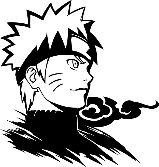 Naruto Uzumaki Wall Sticker - 46x39 cm