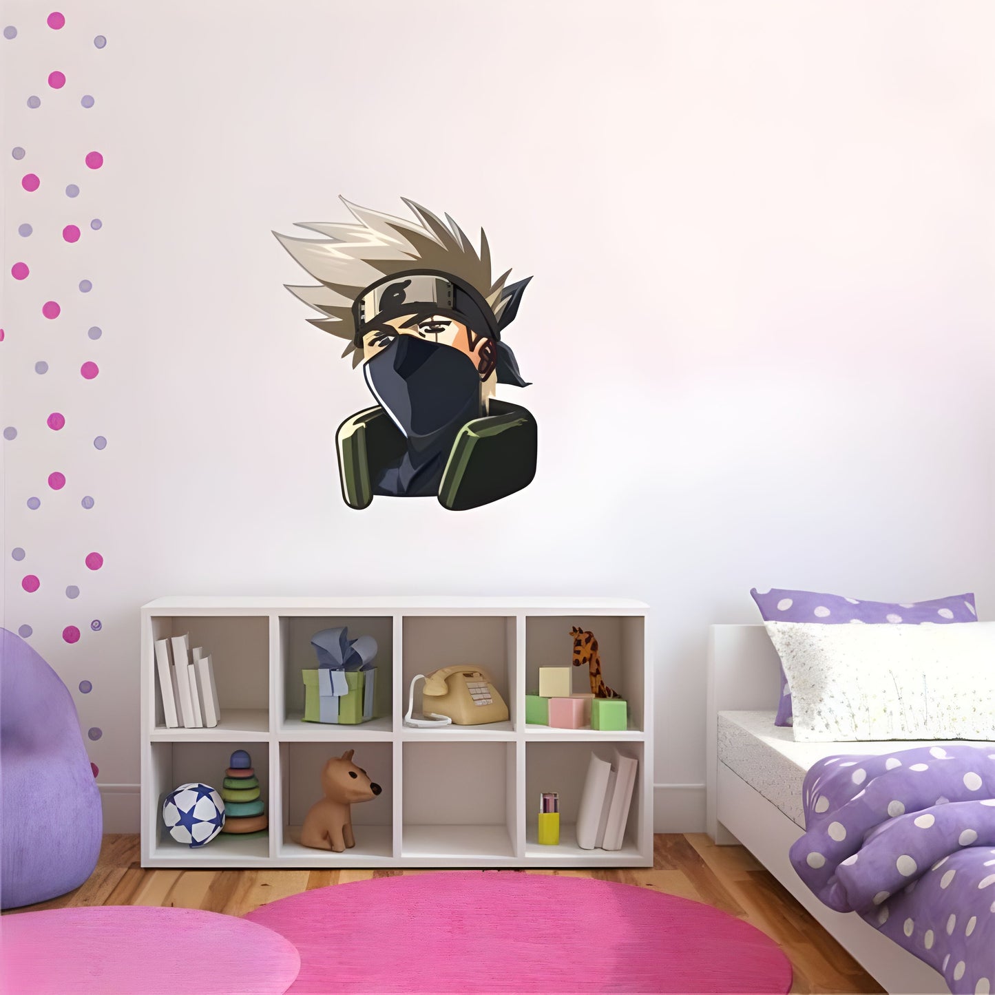 Kakashi Hatake Wall Sticker - 46x39 cm