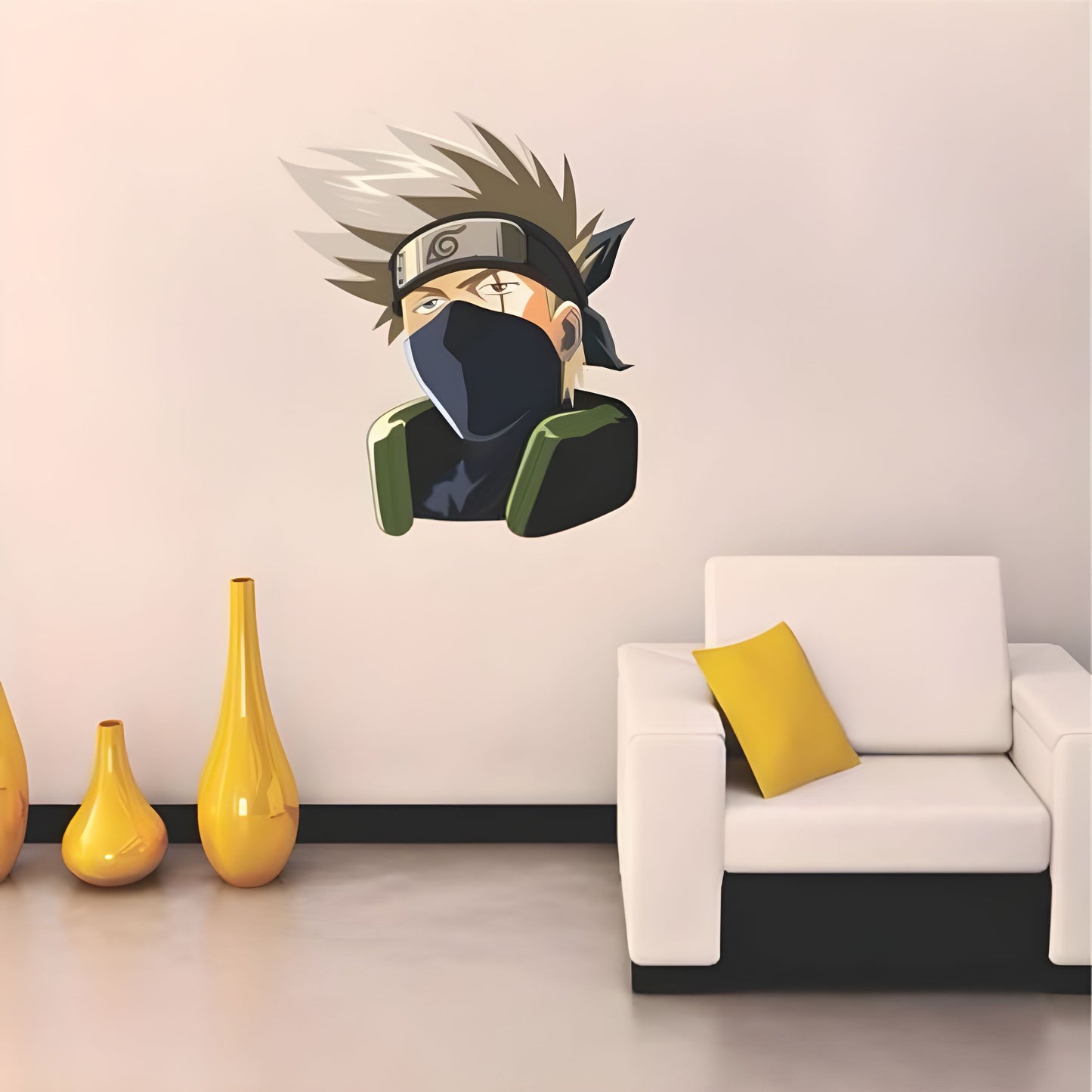 Kakashi Hatake Wall Sticker - 46x39 cm