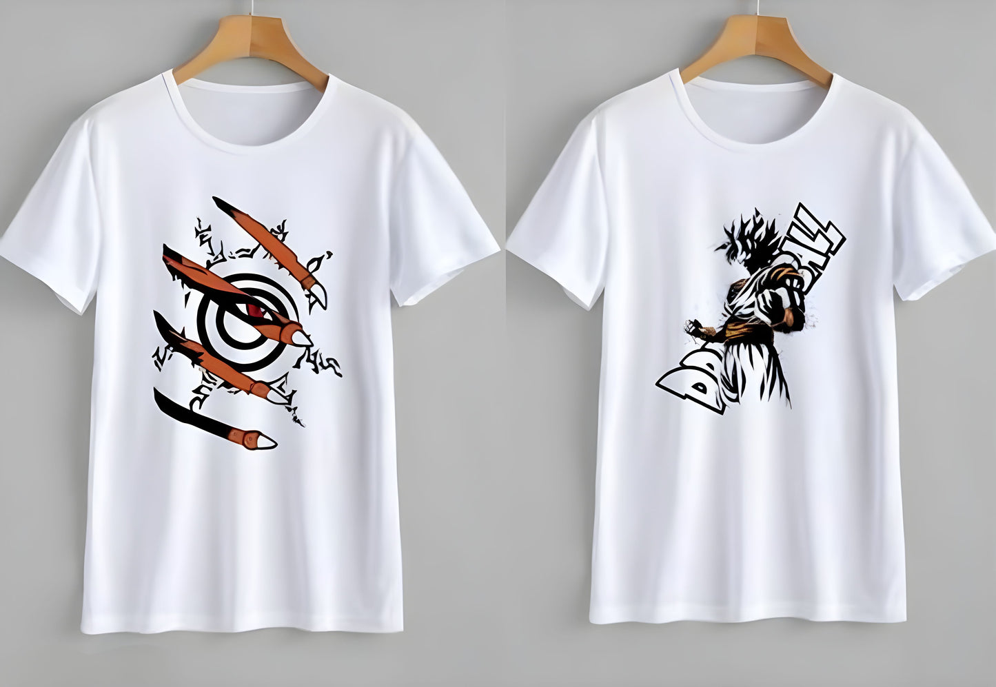 Naruto & DBZ Combo T-Shirt Pack